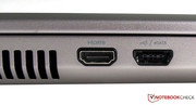 HDMI and eSATA/USB 2.0-Combo interfaces