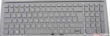The keyboard is backlit.