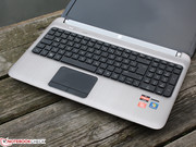 The 15.6 inch case has a good lid and base unit stiffness.