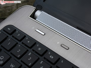 Four speakers supply a balanced sound.