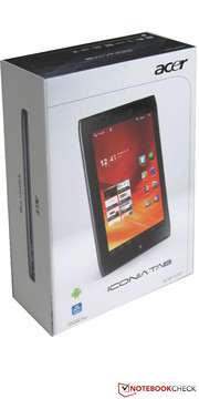 Stylish packaging by Acer