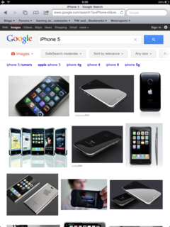 Google Search Page Made More Tablet Friendly