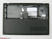 Battery cover removed