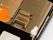 can be expanded via the microSD slot.