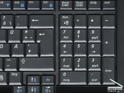 We didn't like the feel of this keyboard, which is as big as a desktop PC keyboard.