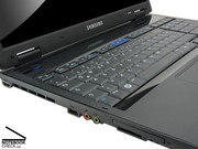 Except of a HDMI port the Samsung R700 does not have a big number and variety of interfaces.