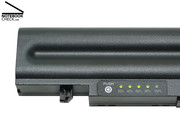 ... LED charge level indicator.