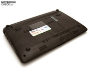 The 1005PE's matt black bottom with a cover ...
