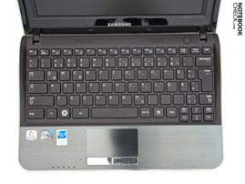 Generous chiclet-style keyboard