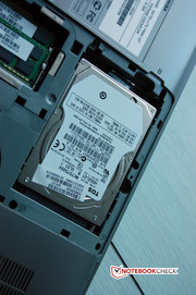 The innards are easy to access. HDD