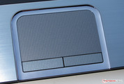 The touchpad supports multi-touch