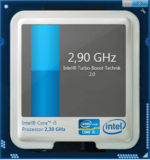 The processor runs with up to 2.9 GHz in Turbo mode and sufficient cooling