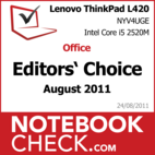 Award: Office Notebook of August 2011