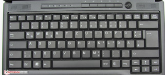 The keyboard is spill resistant.