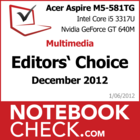 Award Acer Aspire M5-581TG