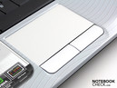 Touchpad with loud buttons