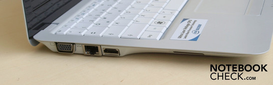 Left side: VGA, LAN, HDMI, 2-in-1 cardreader