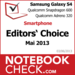Notebookcheck's Best of May 2013 – Smartphones and Tablets Notebookcheck's Best of May 2013 – Smartphones and Tablets