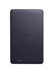 The back is made of plastic with a diamond pattern.