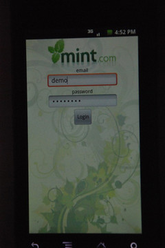mint.com now comes to Android tablets