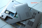 The maintenance cover is fragile and could break.