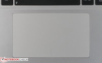 Touchpad with integrated mouse buttons