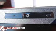 The included 2 MP webcam.