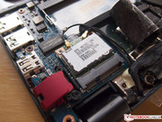 The Broadcom module supports WLAN and Bluetooth.