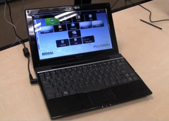 Pegatron netbook running on Movial OS Pegatron netbook running on Movial OS