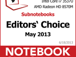 Notebookcheck's Best of May 2013 - Notebooks and Convertibles Notebookcheck's Best of May 2013 - Notebooks and Convertibles