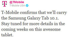 T-Mobile confirms Galaxy Tab 10.1 T-Mobile confirms Galaxy Tab 10.1