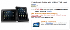 8-inch Visio tablet now available for pre-order for $349.99 8-inch Visio tablet now available for pre-order for $349.99