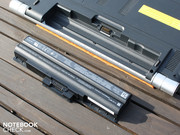 The battery, however, wobbles slightly in its compartment.
