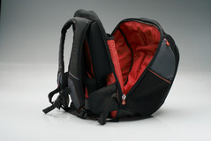 Red / black / grey design of the Steel