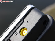 as well as for the battery charge (next to power input).