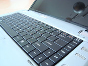 Aside from the layout, the keyboard is convincing.