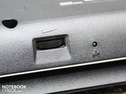 The volume dial (endless) is one of the Satellite L550-207's details worth welcoming.