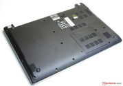 There is only a small maintenance hatch on the underside