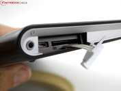 A mini USB and SD card reader are underneath this.