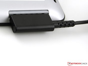 Advantage: A simple tug doesn't pull out the cable.
