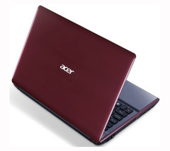An Acer Aspire 4755G in Cranberry Red