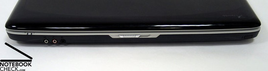 Front Side: Audio Ports, S/PDIF