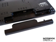 The long battery engrosses the rear.