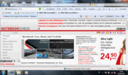 The screen has a very low native resolution of 1024x600 pixel