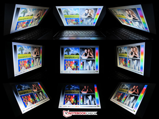 Viewing angles Asus VivoBook U38DT-R3001H