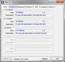 System info CPUZ Cache