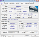 Systeminfo CPUZ CPU