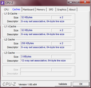 System info CPUZ Cache