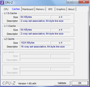 System info CPUZ Cache
