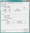 System info CPUZ Mainboard